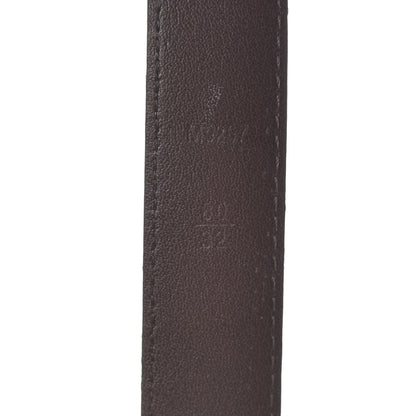 Louis Vuitton Mini Damier Ebene 25mm LV Initiales Belt 80 32 6 of 9
