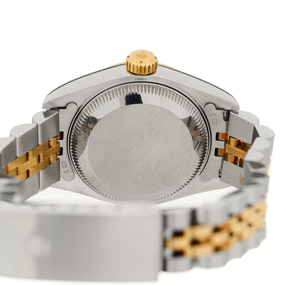 Rolex Stainless Steel 18K Yellow Gold Diamond 26mm Oyster Perpetual Datejust Watch Champagne Jubilee 69173 4 of 5