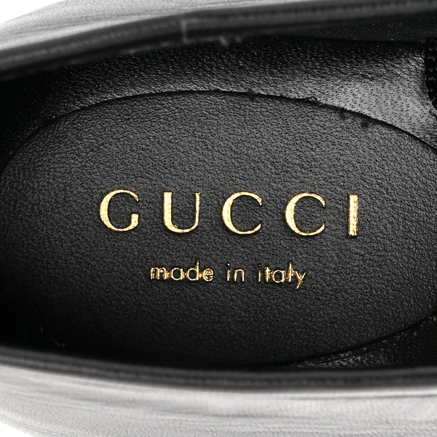 Gucci Malaga Kid Snakeskin Interlocking G Ballet Flats 37 Black 7 of 8