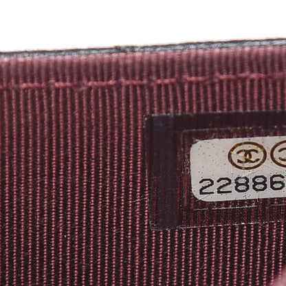 Chanel Lambskin Quilted Flap Card Holder Wallet Black 7 of 10