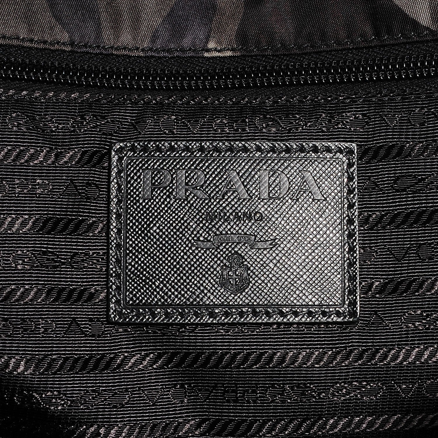 Prada Tessuto Nylon Camouflage Messenger Bag Fumo 7 of 9