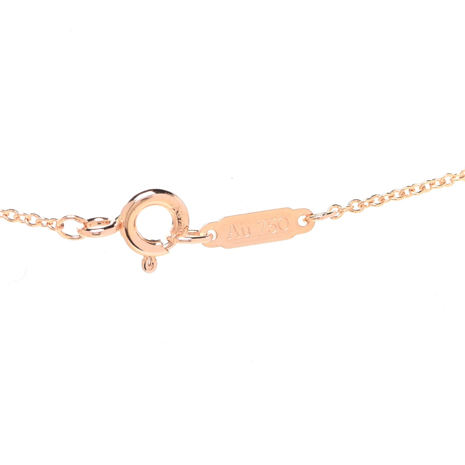 Tiffany 18K Yellow Gold Diamond Atlas Pierced Pendant Necklace 4 of 7