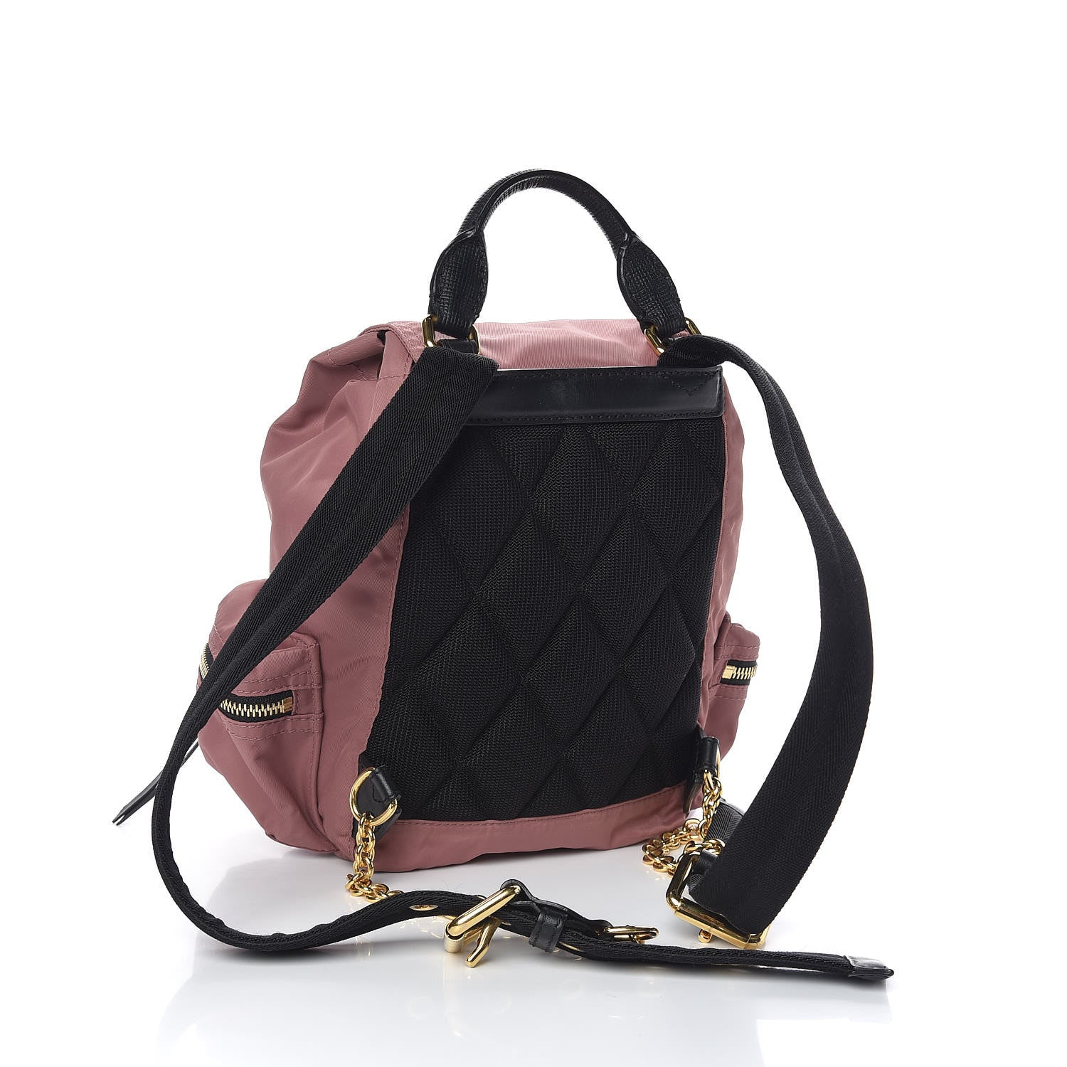 Burberry Nylon Small Rucksack Backpack Mauve Pink 3 of 10