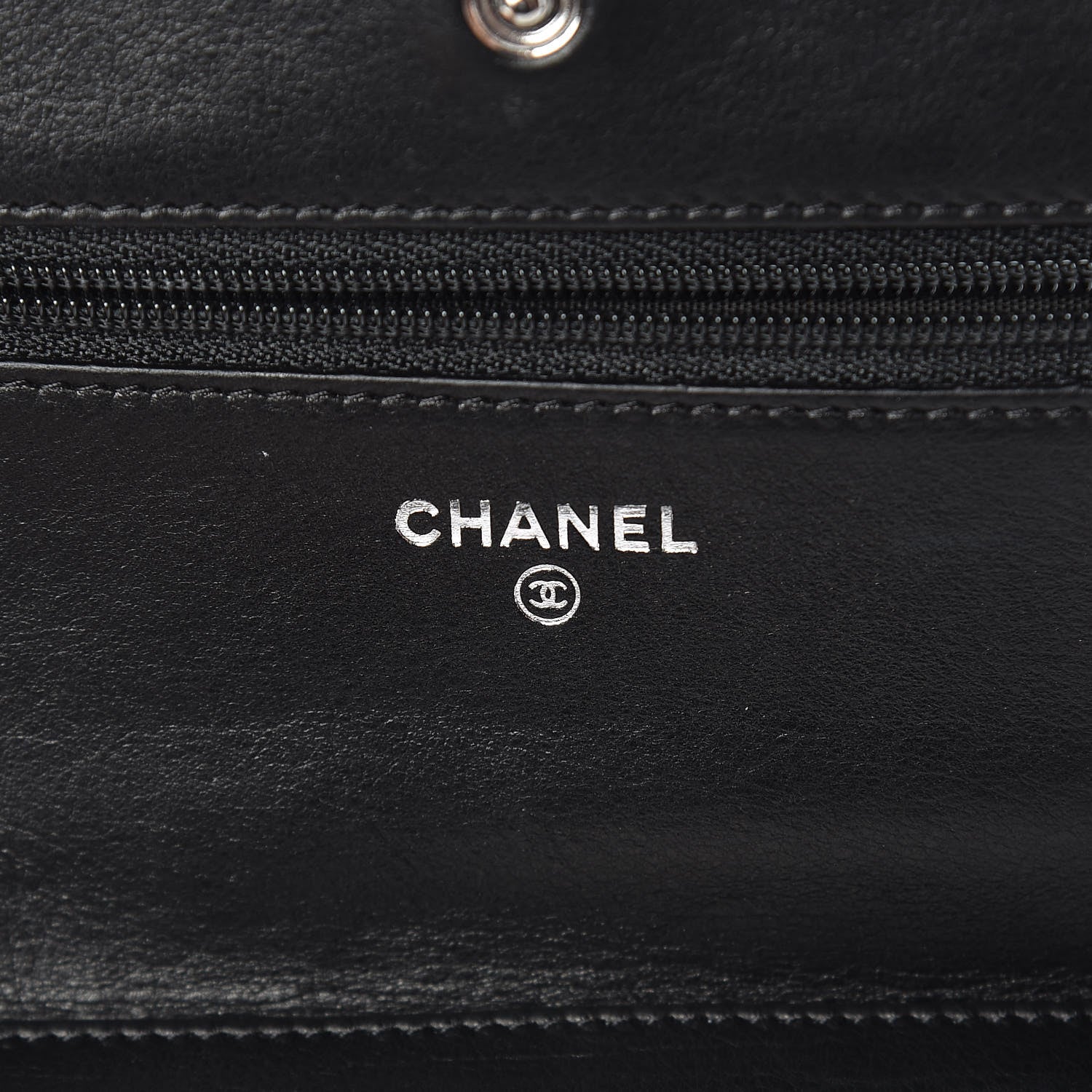 Chanel Calfskin Quilted Boy Wallet On Chain WOC So Black 6 of 17