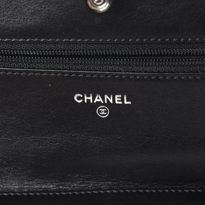 Chanel Calfskin Quilted Boy Wallet On Chain WOC So Black 6 of 17