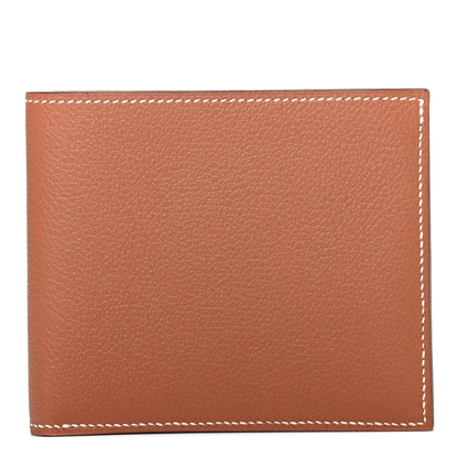 Hermes Evercolor MC2 Copernic Compact Wallet Gold 1 of 4