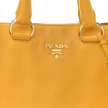 Prada Vitello Daino Shopping Tote Mimosa 9 of 12