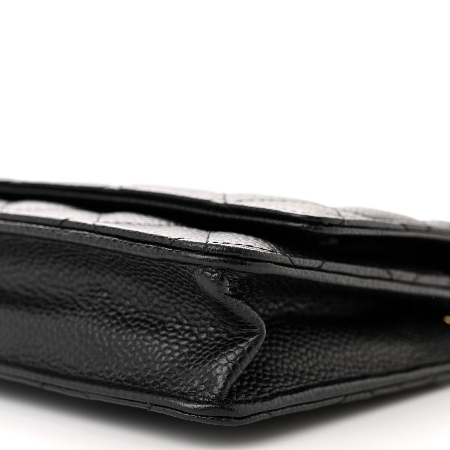 Chanel Caviar Quilted Wallet on Chain WOC Black 11 of 12