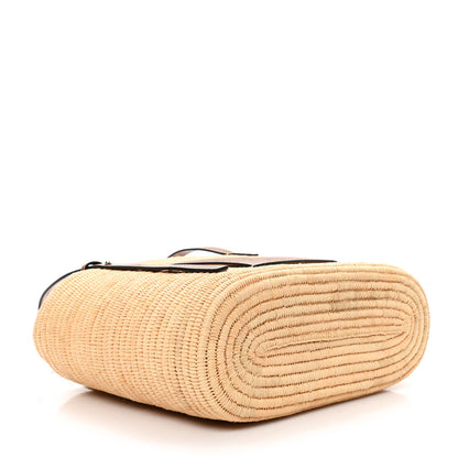 Loewe Raffia Small Square Basket Tote Bag Natural Tan 4 of 11