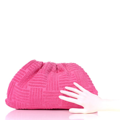 Bottega Veneta Sponge Fabric The Pouch Clutch Bonbon 2 of 16