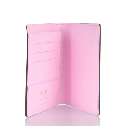 Louis Vuitton Monogram 2016 Christmas Animation Passport Cover Rose Ballerine 5 of 7