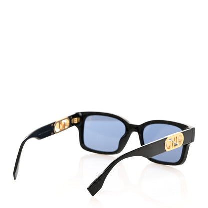 Fendi Acetate O'Lock Square Sunglasses FE40050I Black 5 of 7