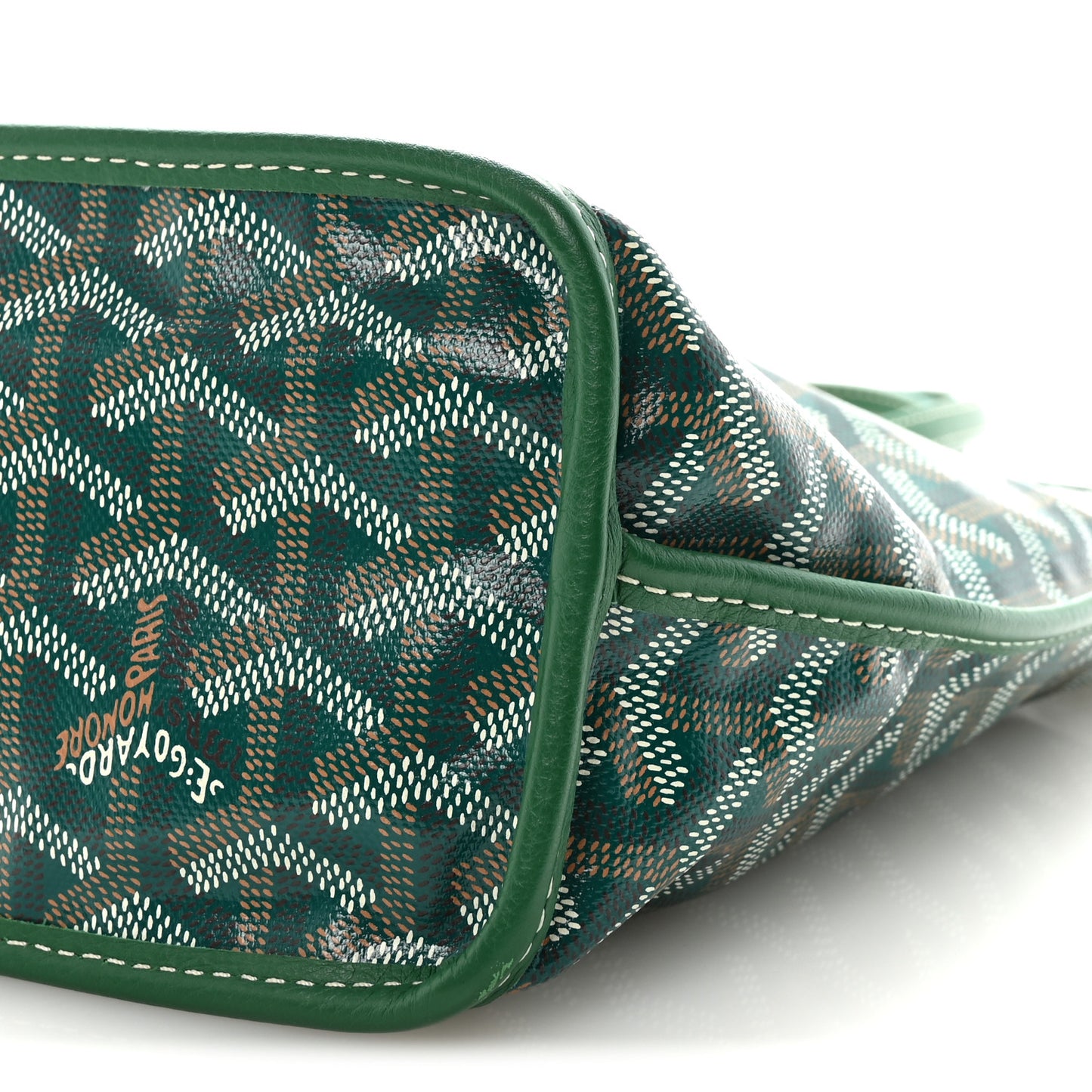 Goyardine Reversible Mini Anjou Green