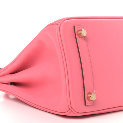 Hermes Swift Birkin 25 Rose Azalee 8 of 10
