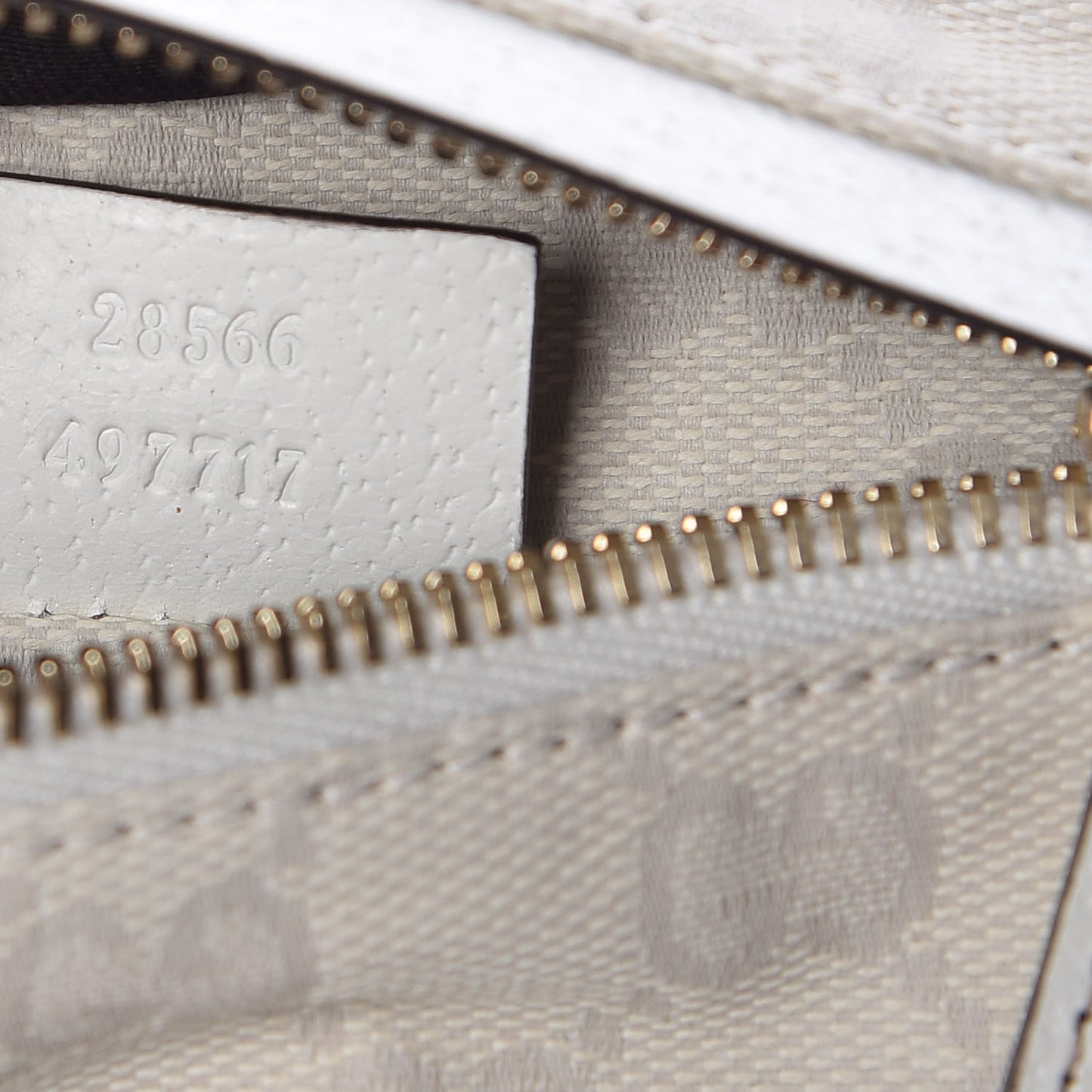GG Monogram Web Double Pocket Belt Bag White