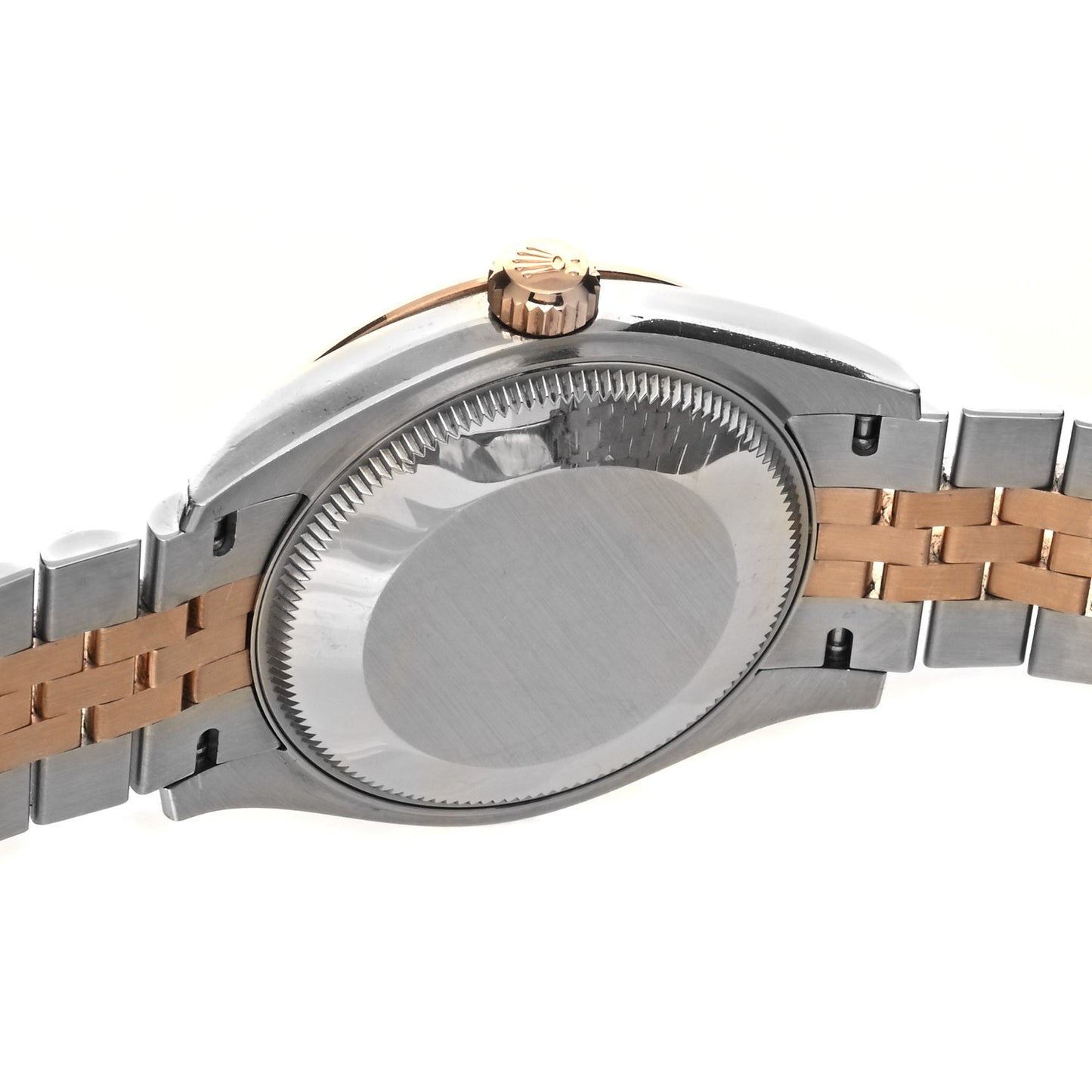 Stainless Steel 18K Everose Gold 31mm Oyster Perpetual Datejust Watch White Roman 278271