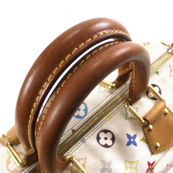 Monogram Multicolor Speedy 30 White