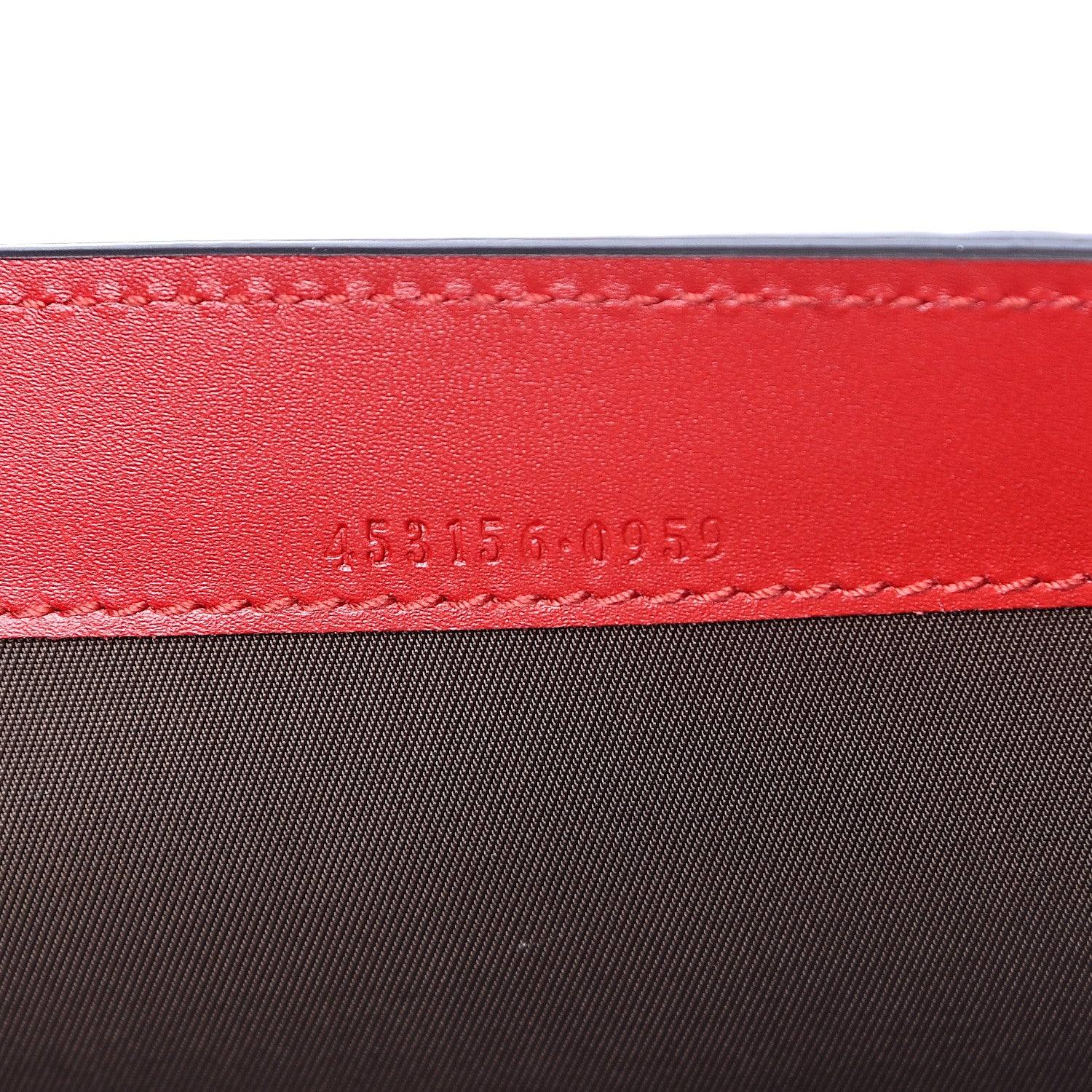 Gucci Guccissima Padlock Clutch Hibiscus Red 7 of 9