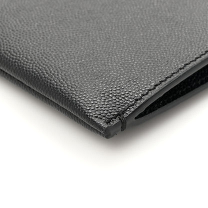 Saint Laurent Grain De Poudre Zipped Tablet Holder Black 12 of 12