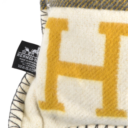 Hermes Wool Cashmere Avalon III Pillow PM Gris Soleil 3 of 3