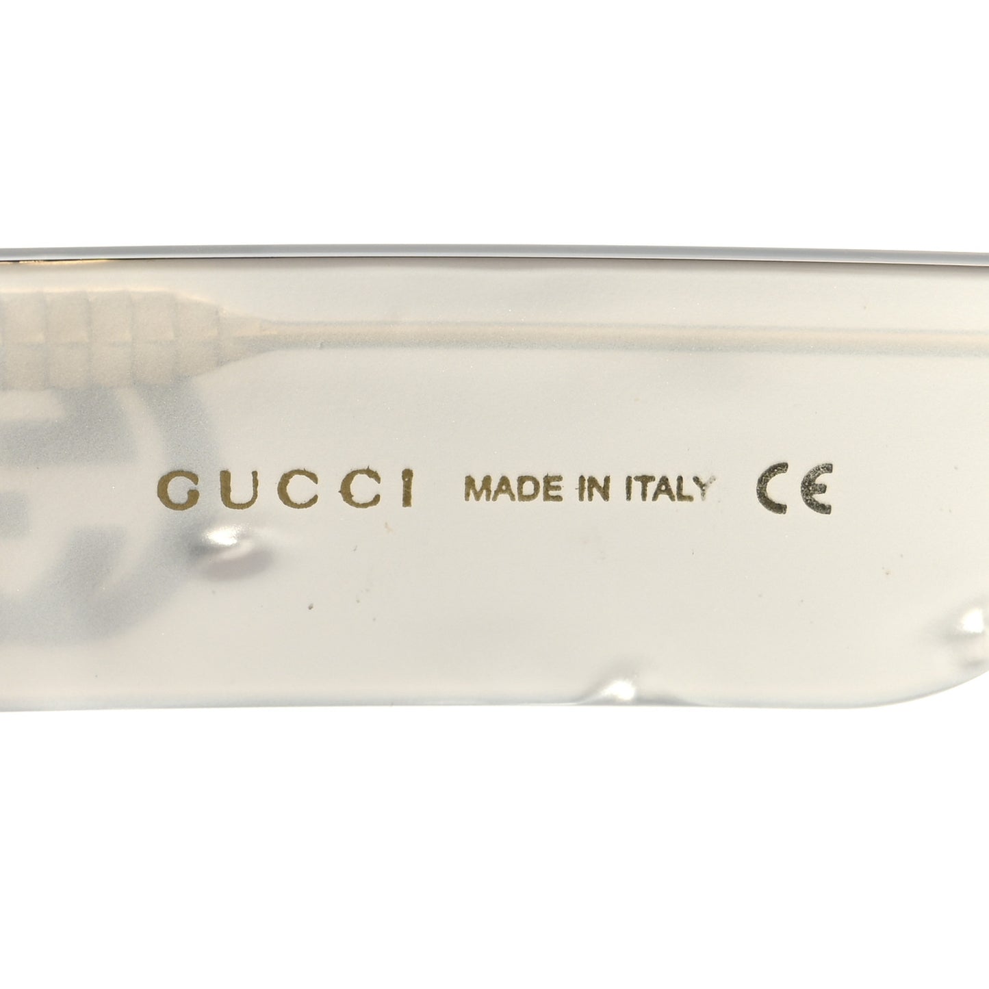 Acetate Rectangular GG0516S Sunglasses Grey Gold