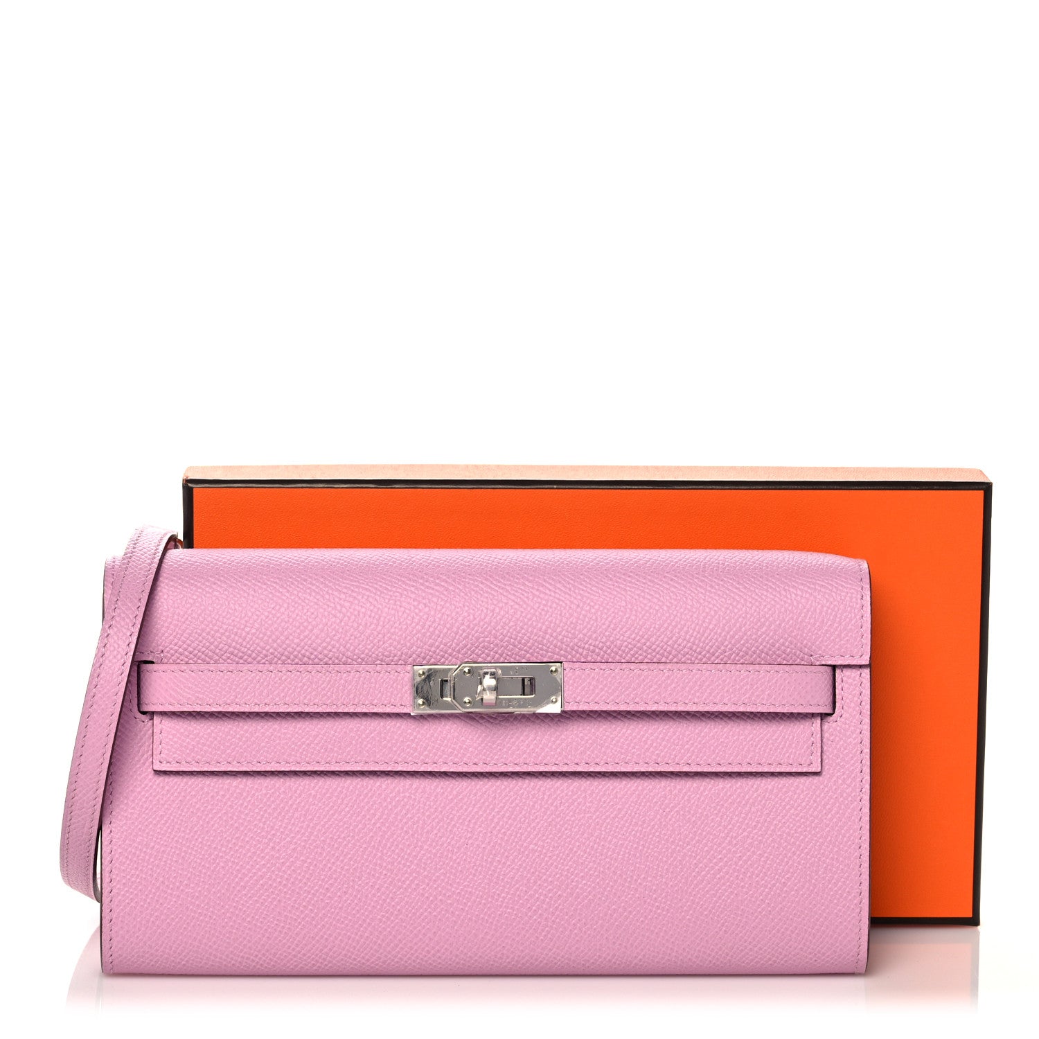 Hermes Epsom Kelly To Go Wallet Mauve Sylvestre 9 of 9