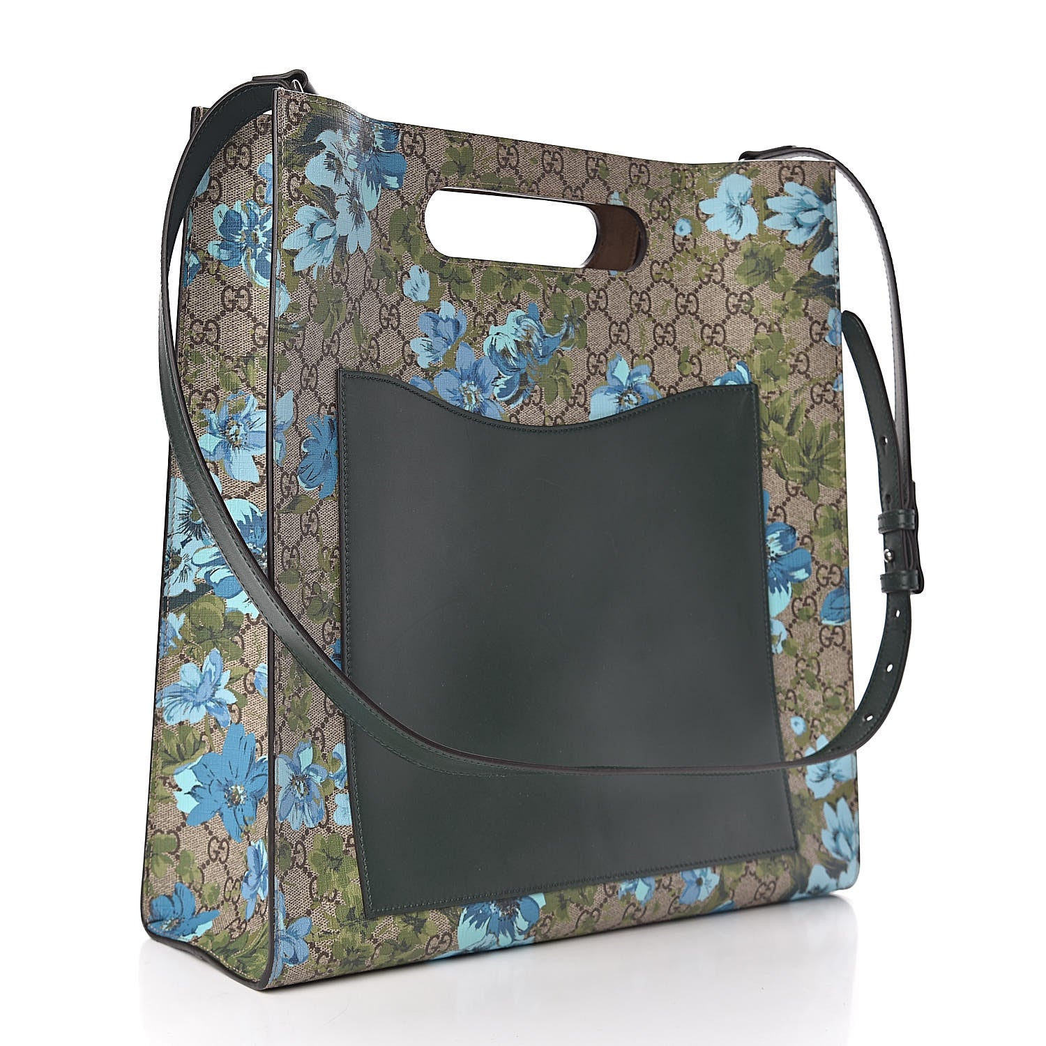 Gucci GG Supreme Monogram Blooms Print XL Tote 3 of 11