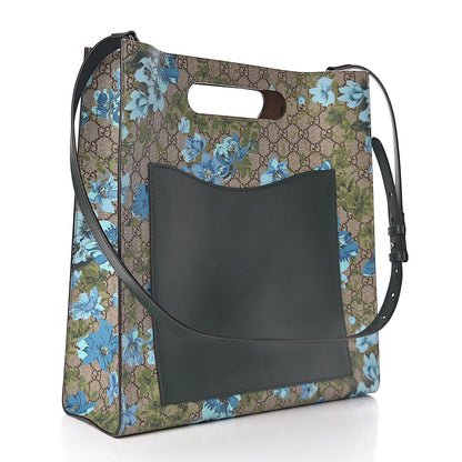 Gucci GG Supreme Monogram Blooms Print XL Tote 3 of 11