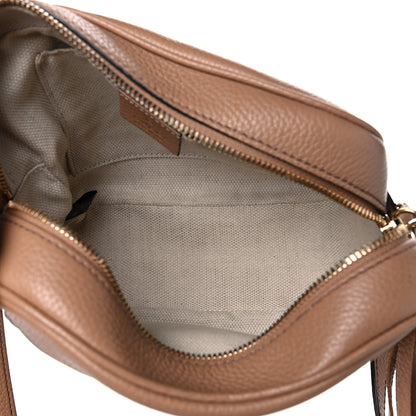 Gucci Pebbled Calfskin Small Soho Disco Bag Camelia 5 of 14