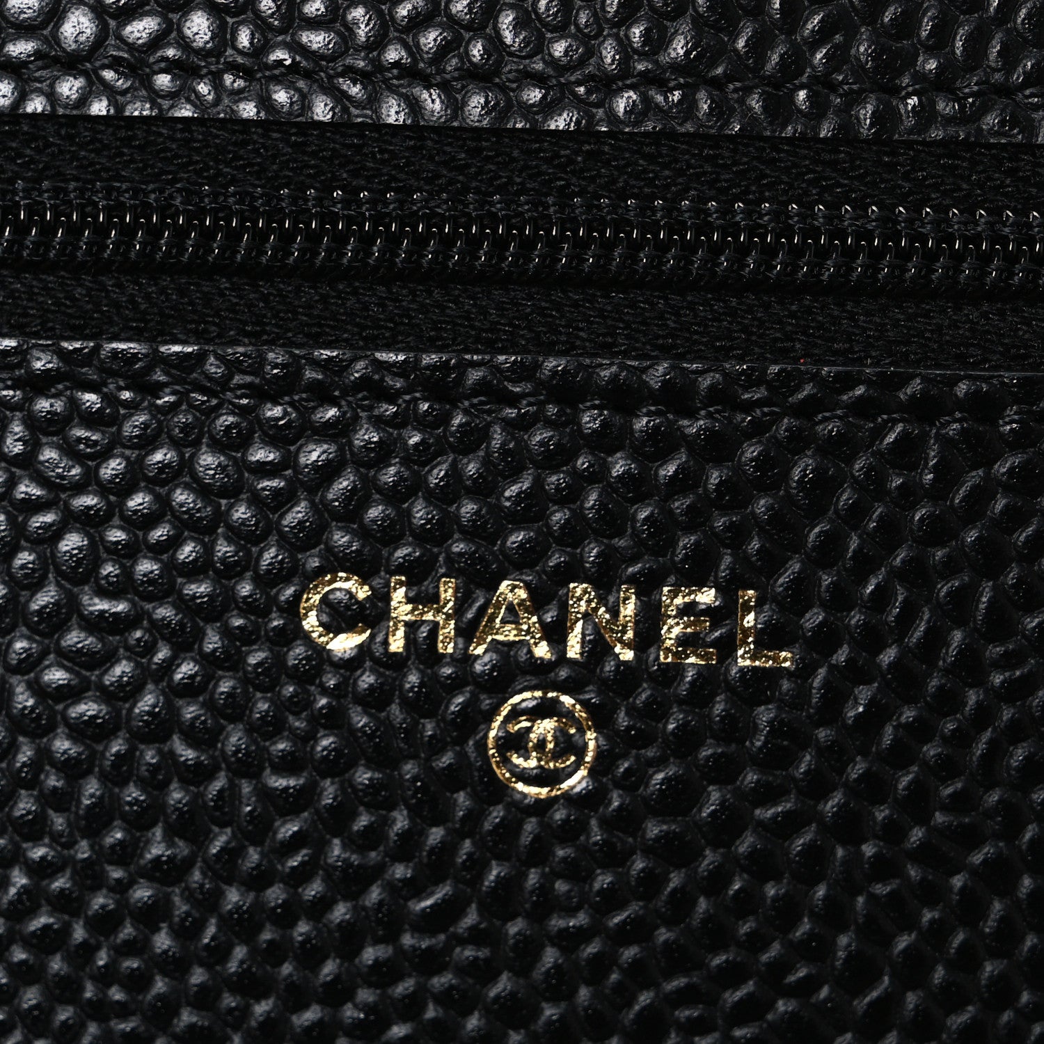 Chanel Caviar Quilted Wallet On Chain WOC Black 6 of 13