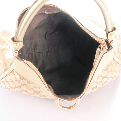 Gucci Monogram Large D Gold Hobo Gold 5 of 7
