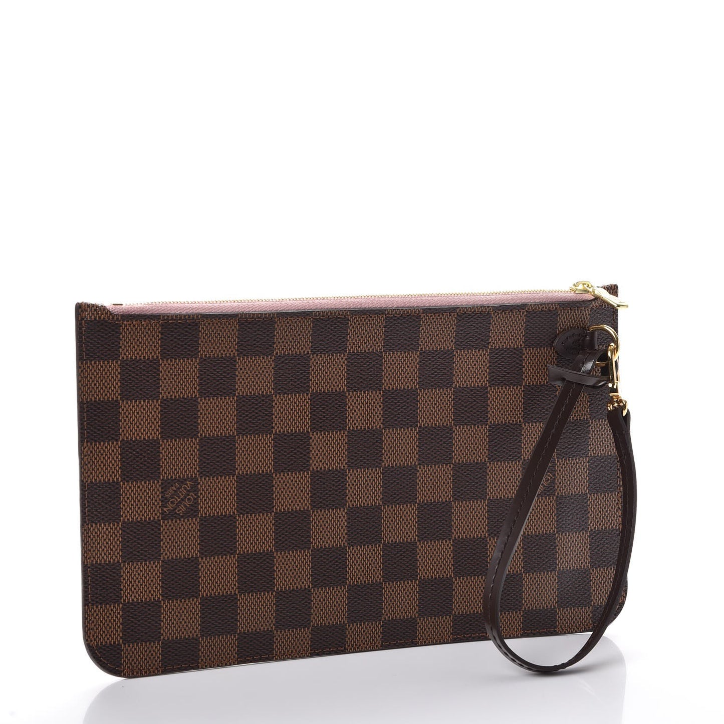Damier Ebene Neverfull MM GM Pochette Rose Ballerine