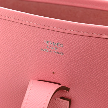Hermes Epsom Evelyne III PM Rose Confetti 7 of 11