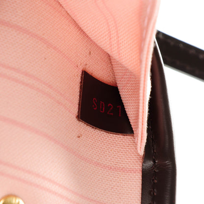 Louis Vuitton Damier Ebene Neo Neverfull MM Rose Ballerine 8 of 8