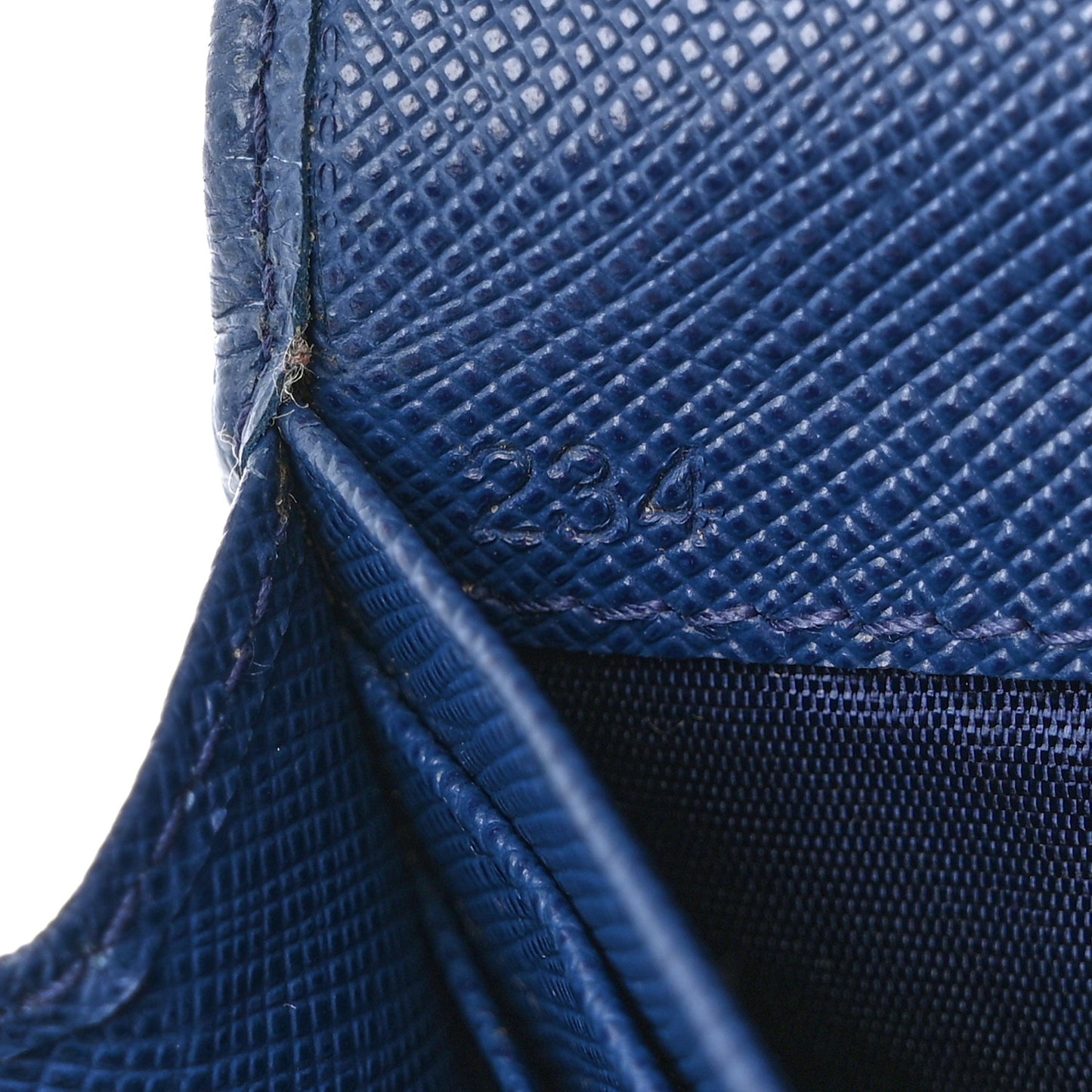 Saffiano Metal Continental Flap Wallet Bleuette
