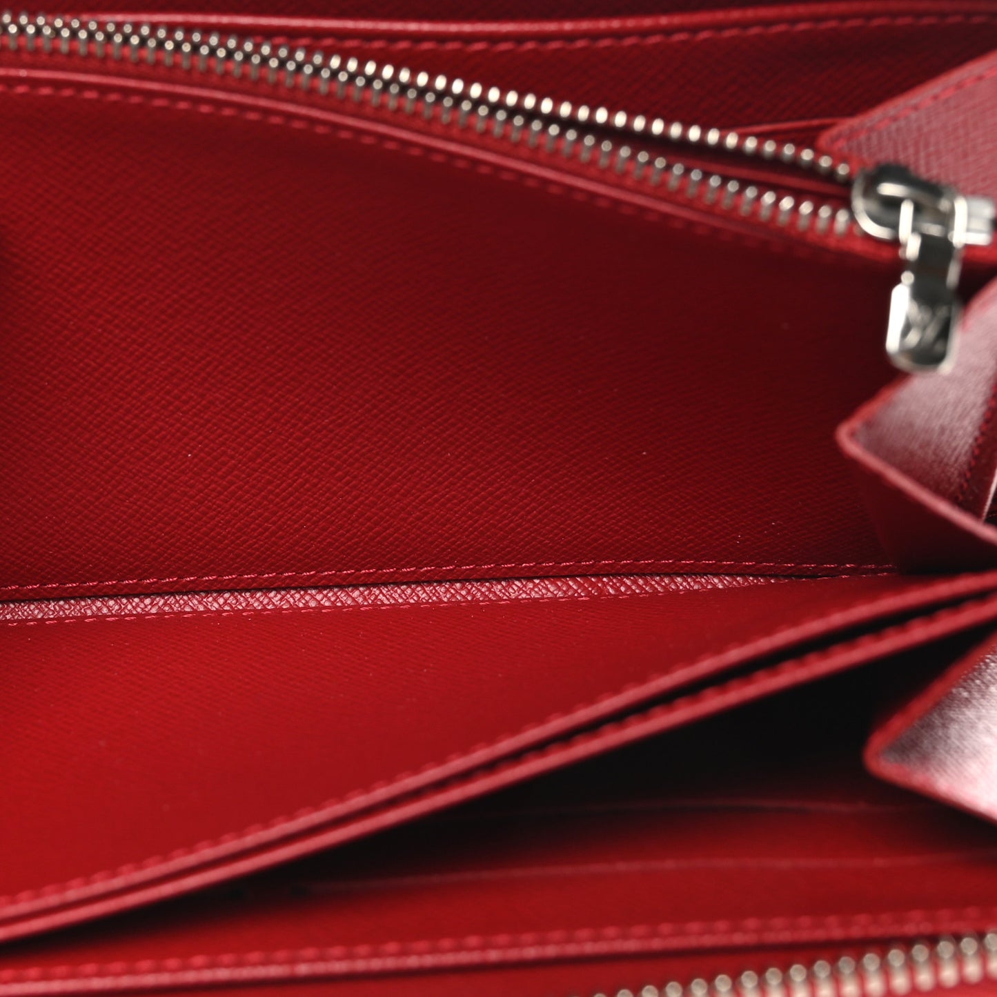 Epi Zippy Wallet Rouge