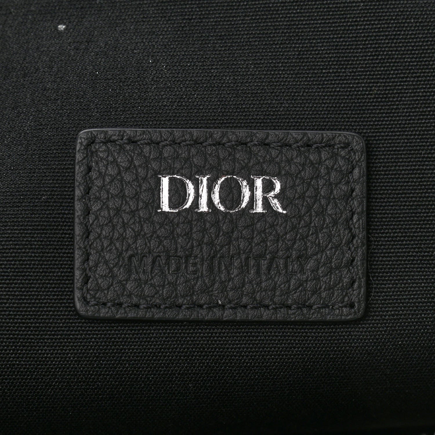Christian Dior Oblique Soft Saddle Bag Beige Black 6 of 10