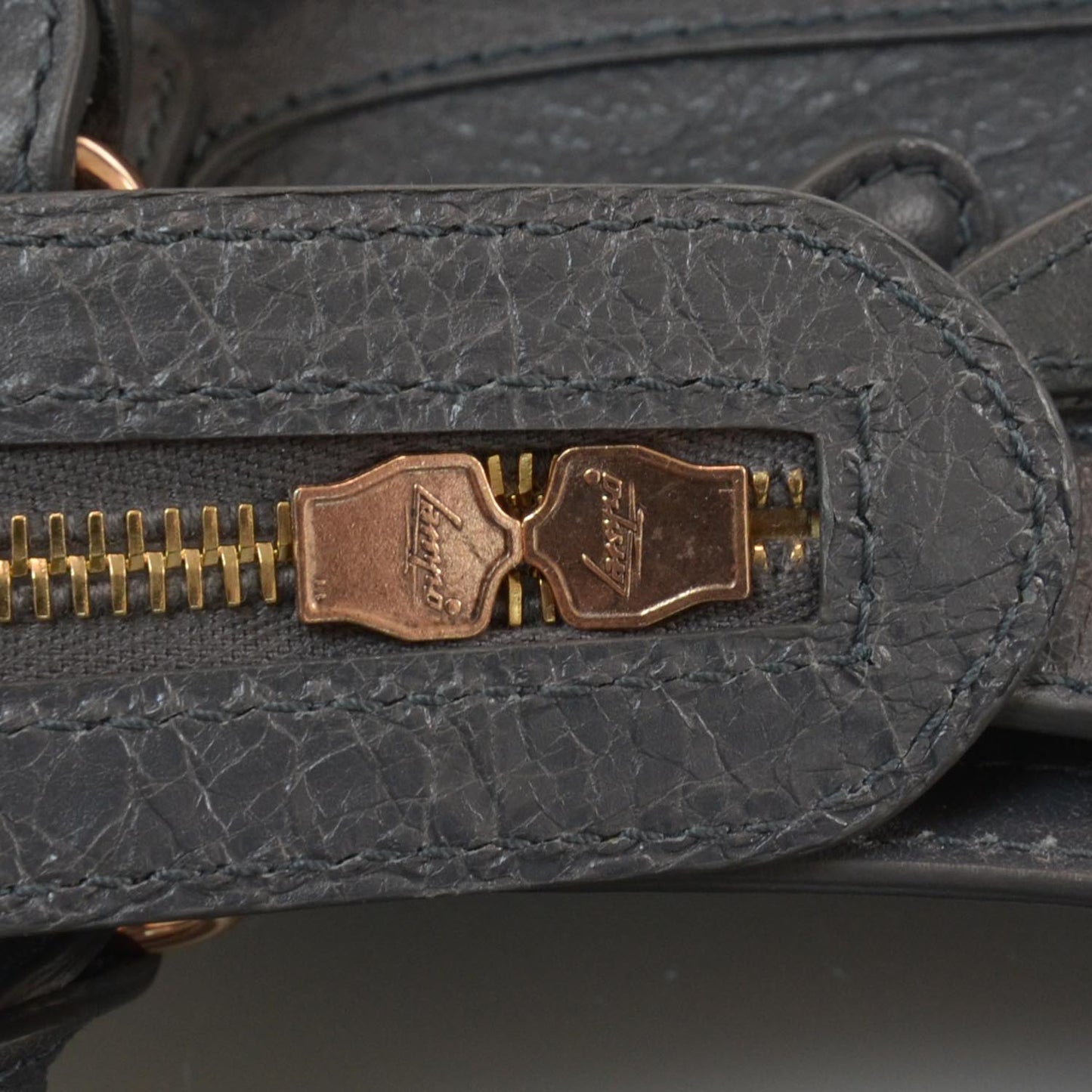 Agneau Giant 12 Rose Gold Hardware City Gris Tarmac