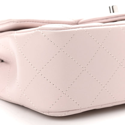 Chanel Lambskin Quilted Mini Rectangular Flap Light Purple 8 of 10