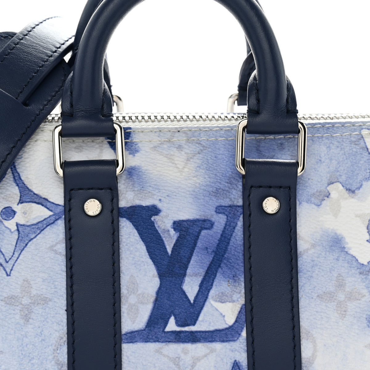 Louis Vuitton Monogram Watercolor Keepall XS Blue 7 of 9