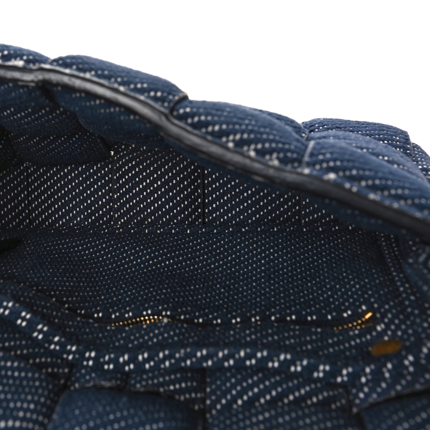 Bottega Veneta Denim Maxi Intrecciato Padded Cassette High Frequency Crossbody Bag Indigo 5 of 7