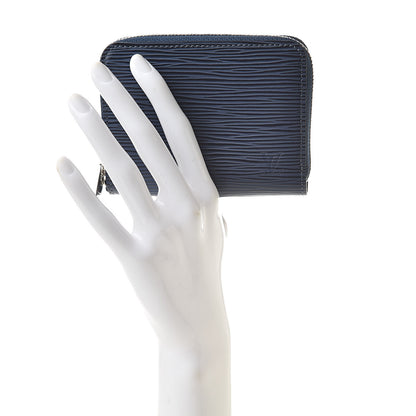Louis Vuitton Epi Zippy Coin Purse Indigo 2 of 8