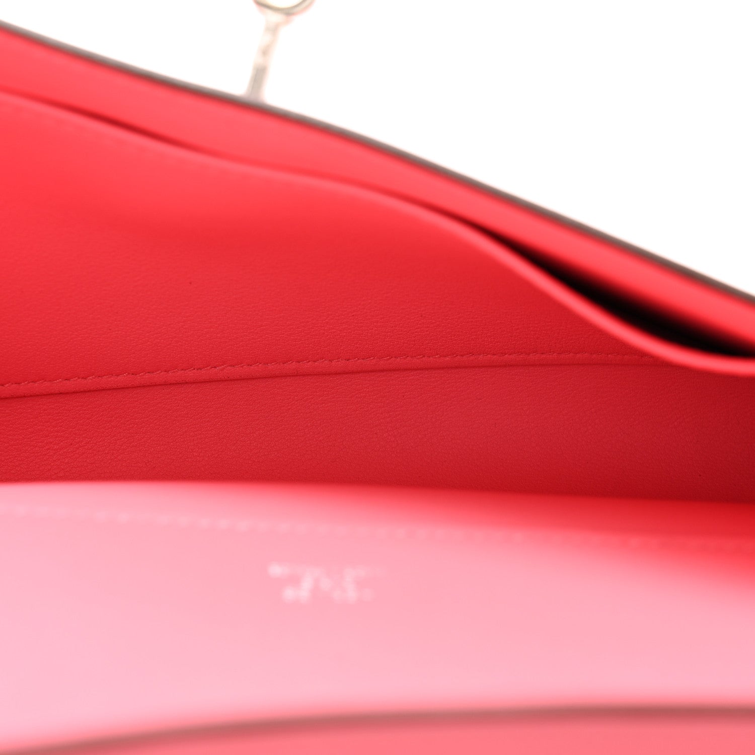 Hermes Swift Kelly Cut Clutch Pochette Rose Azalee 5 of 8