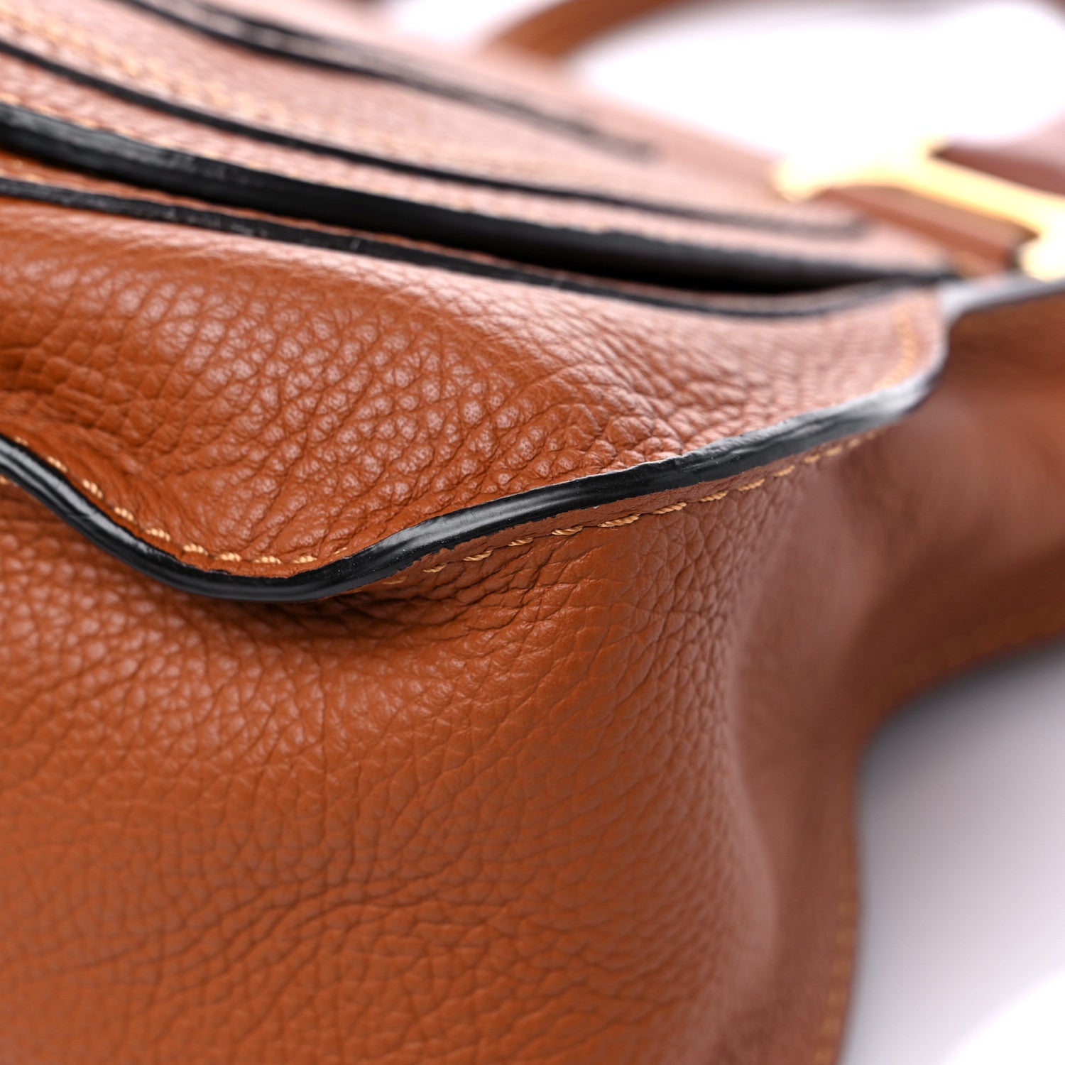 Chloe Calfskin Small Marcie Satchel Tan 10 of 14