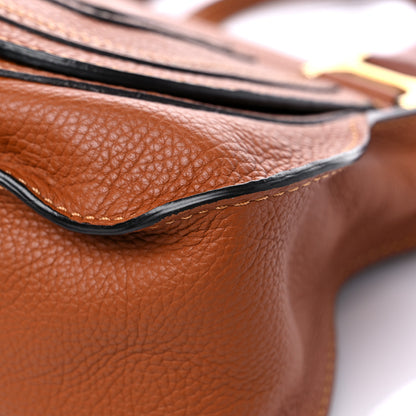 Chloe Calfskin Small Marcie Satchel Tan 10 of 14