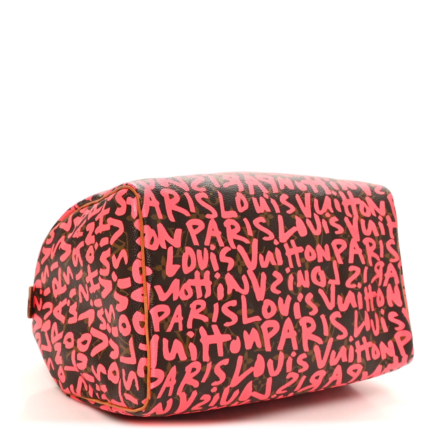 Monogram Graffiti Speedy 30 Fuchsia