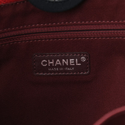 Chanel Striped Canvas Small Deauville Tote 10 of 20
