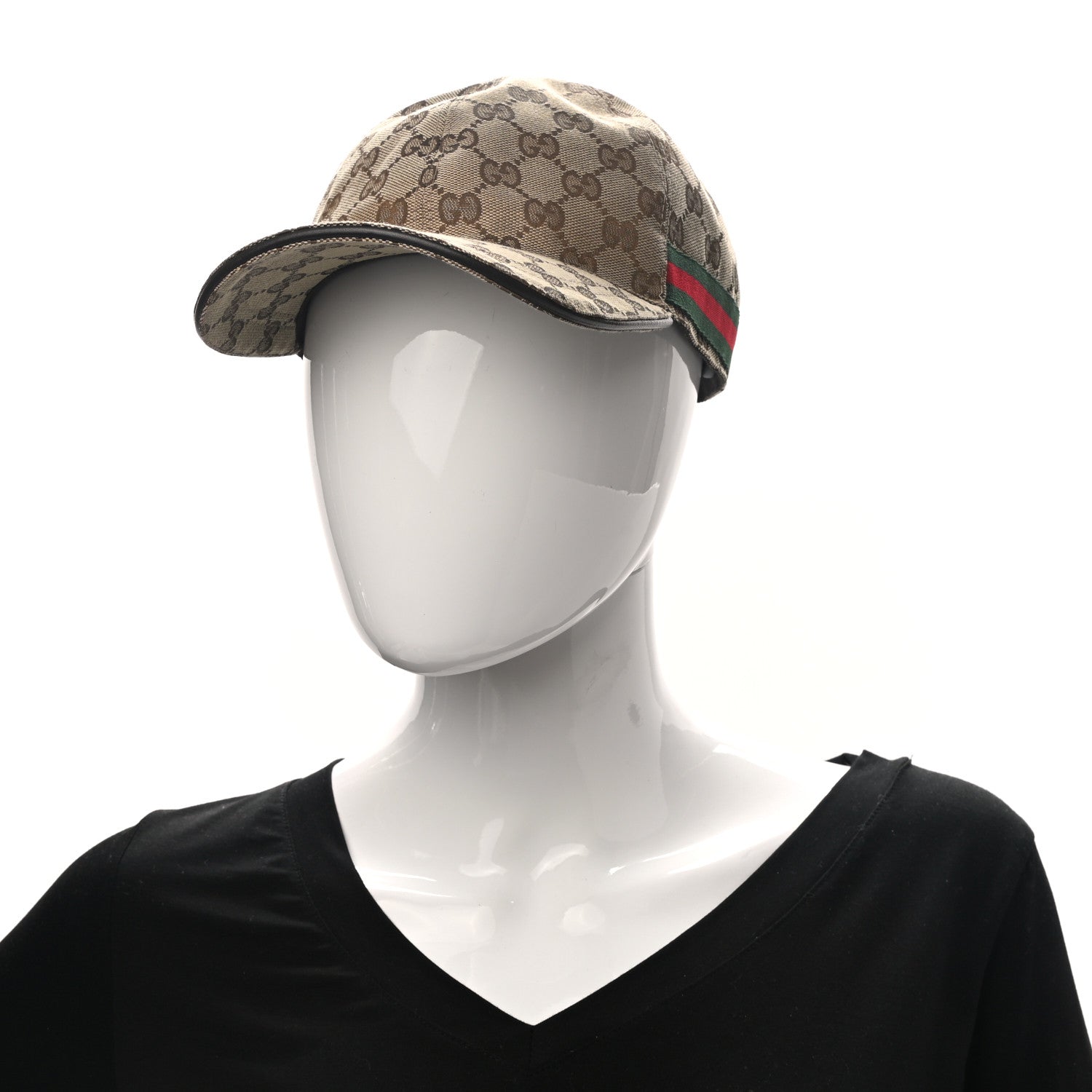 Gucci Monogram Web Baseball Hat S Beige Cocoa 2 of 8
