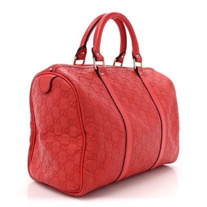 Gucci Guccissima Vitello Tender Medium Joy Boston Sporting Red 3 of 11