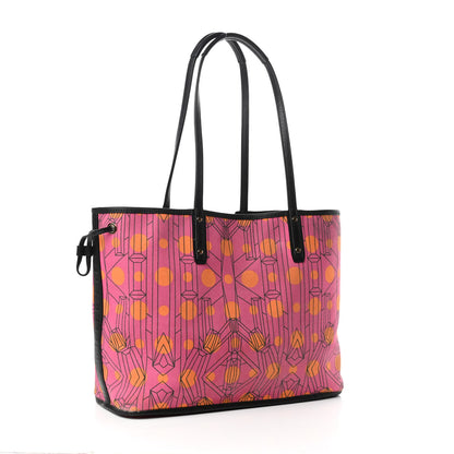 MCM Visetos Medium Project Reversible Shopper Tote Cognac 11 of 15